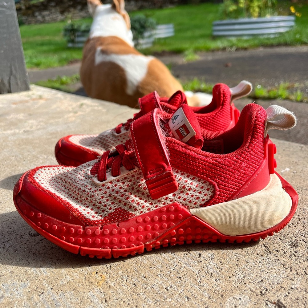 Adidas Lego Velcro shoes